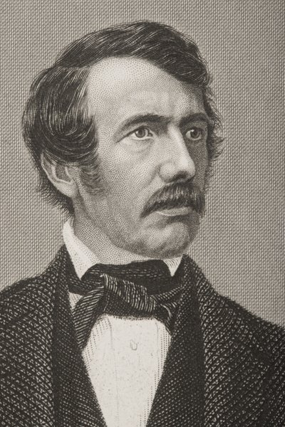 David Livingstone, engraved by D.J. Pound from a photograph, from 